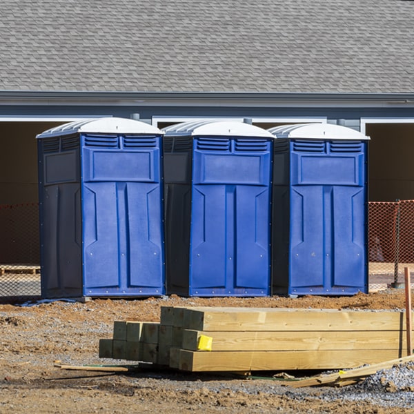 can i customize the exterior of the porta potties with my event logo or branding in Johnson City Texas